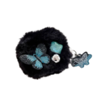 Black Fluffy AirPods pro 2 Case