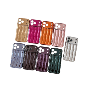 Metallic Wave Gloss iPhone 17 pro max Case