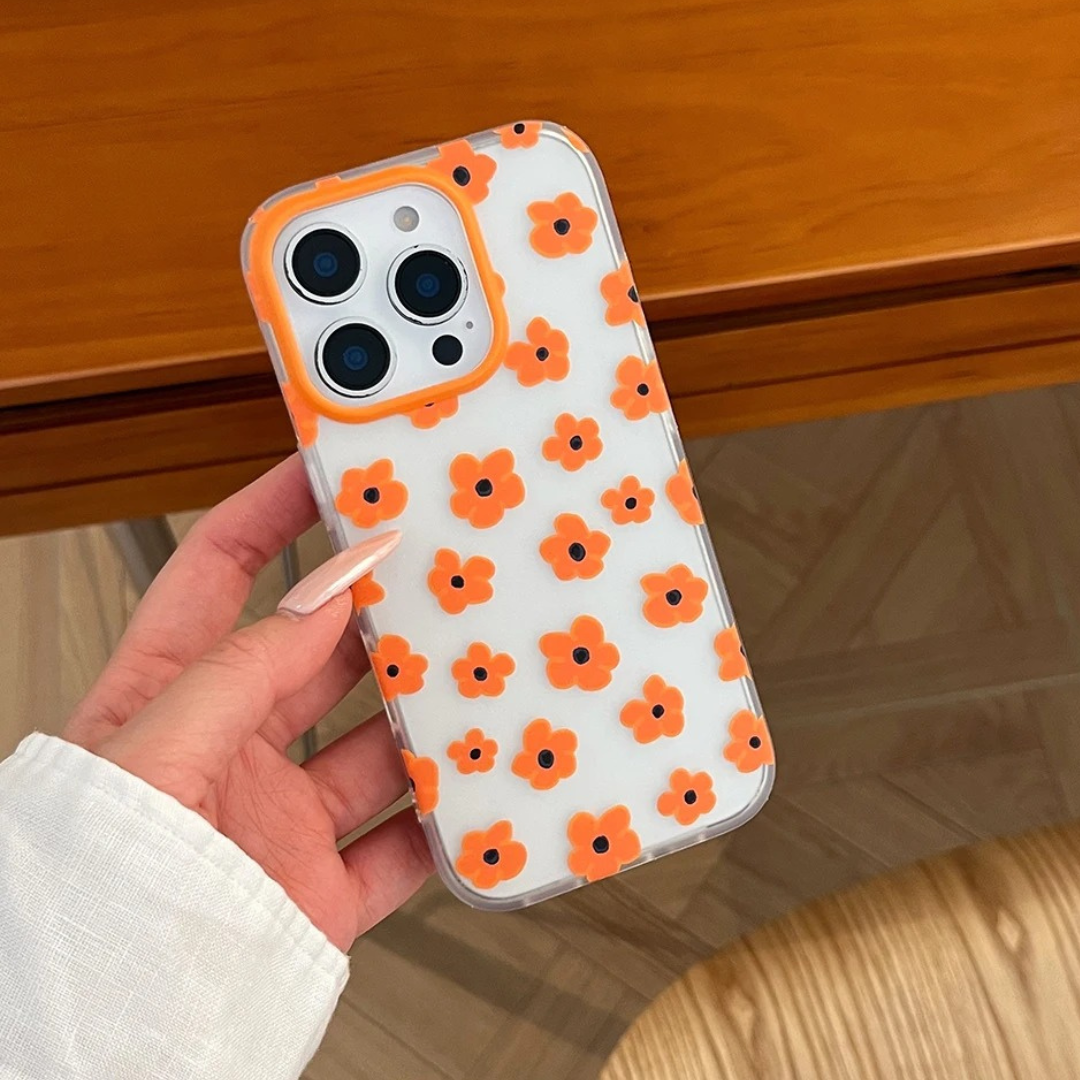Orange Daisy Bloom iPhone 14 Case Orange Daisy Bloom iPhone 14 Case