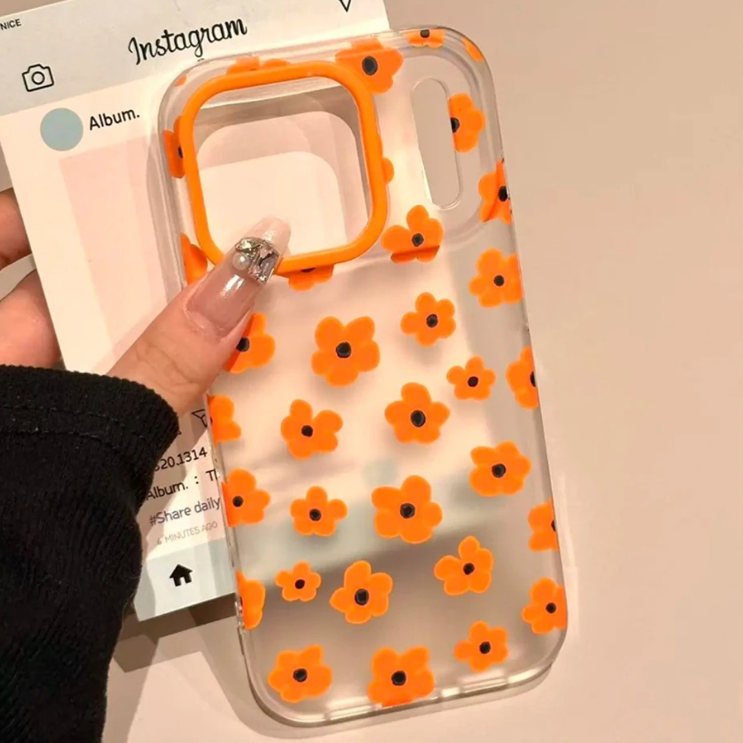 Orange Daisy Bloom iPhone 15 Case Orange Daisy Bloom iPhone 15 Case