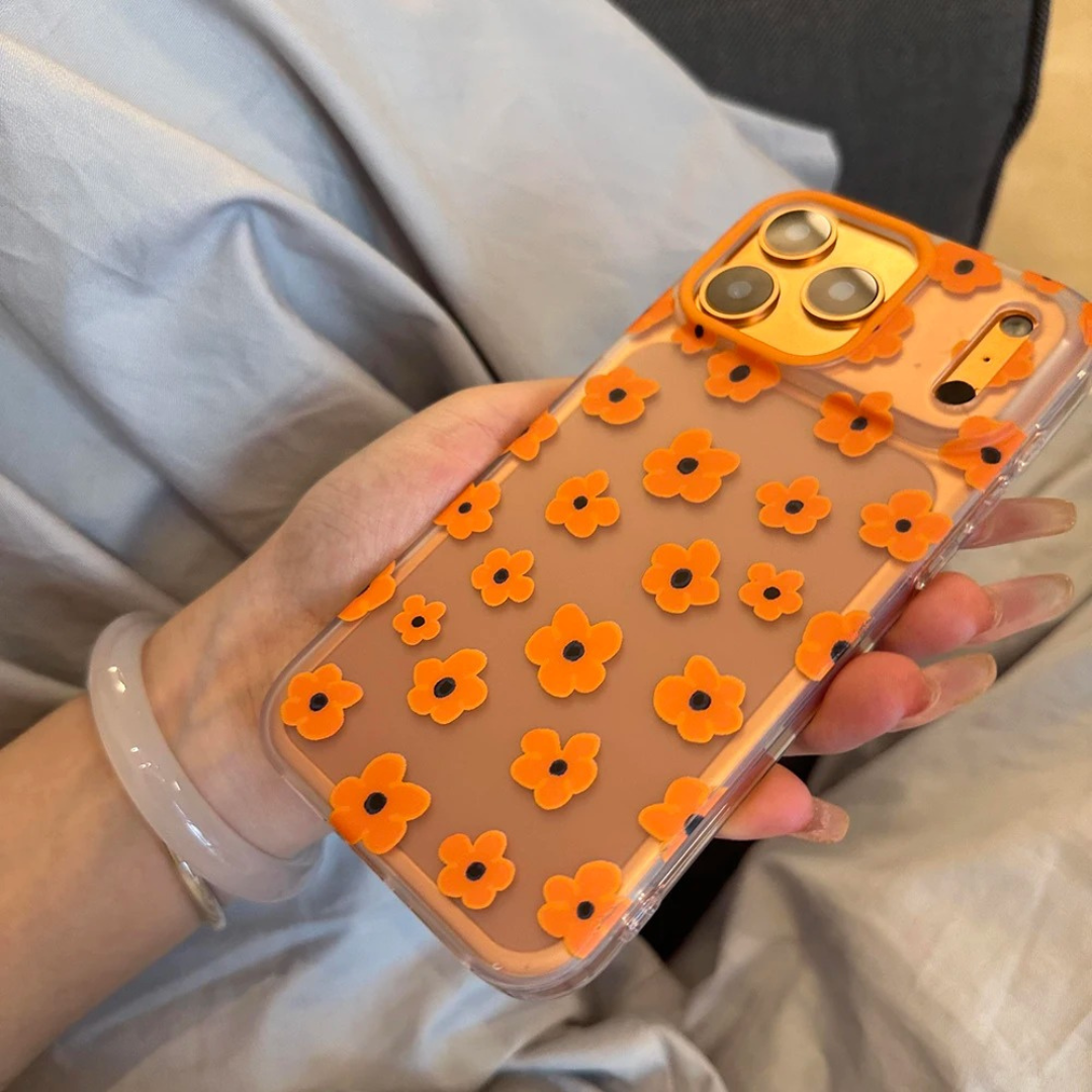 Orange Daisy Bloom iPhone 16 Case Orange Daisy Bloom iPhone 16 Case