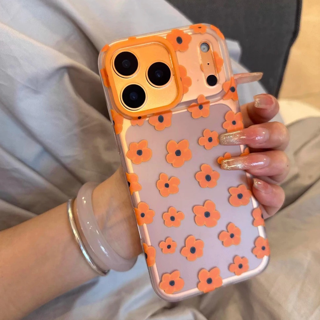 Orange Daisy Bloom iPhone 17 pro max Case Orange Daisy Bloom iPhone 17 pro max Case
