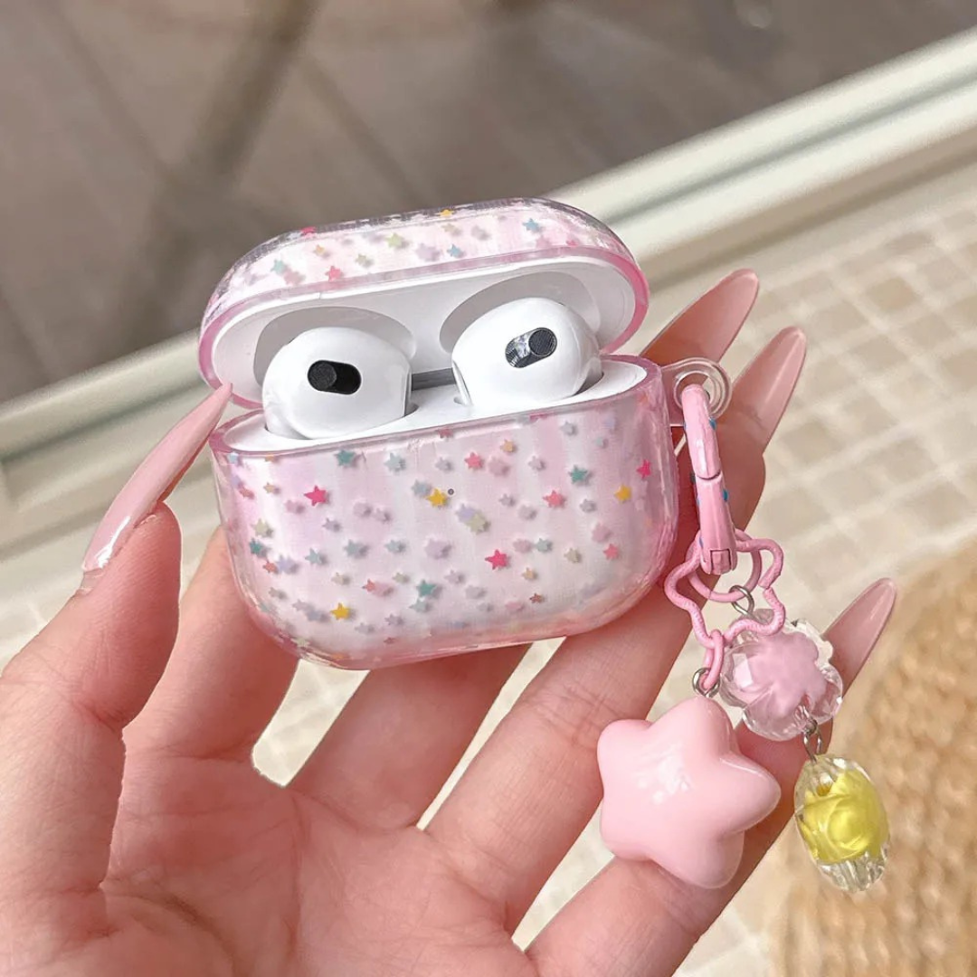 Pink Stardust AirPods 1 Case Pink Stardust AirPods 1 Case