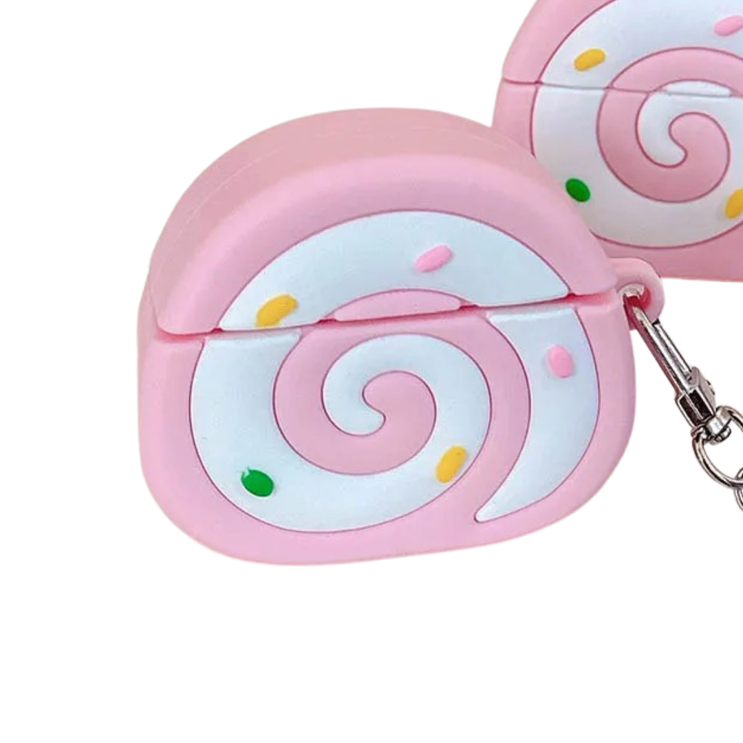 Pink Swiss Roll AirPods pro 3 Case Pink Swiss Roll AirPods pro 3 Case